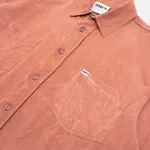 Рубашка Меч SS24 Lightweight Washed Imperial Red красная