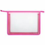 Папка для тетрадей ЮНЛАНДИЯ А4, 1 отделение, пластик, на молнии, "Flowers", 271078