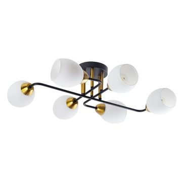 Потолочная люстра 6*Е27 A8141PL-6BK чёрный Andrea Arte Lamp