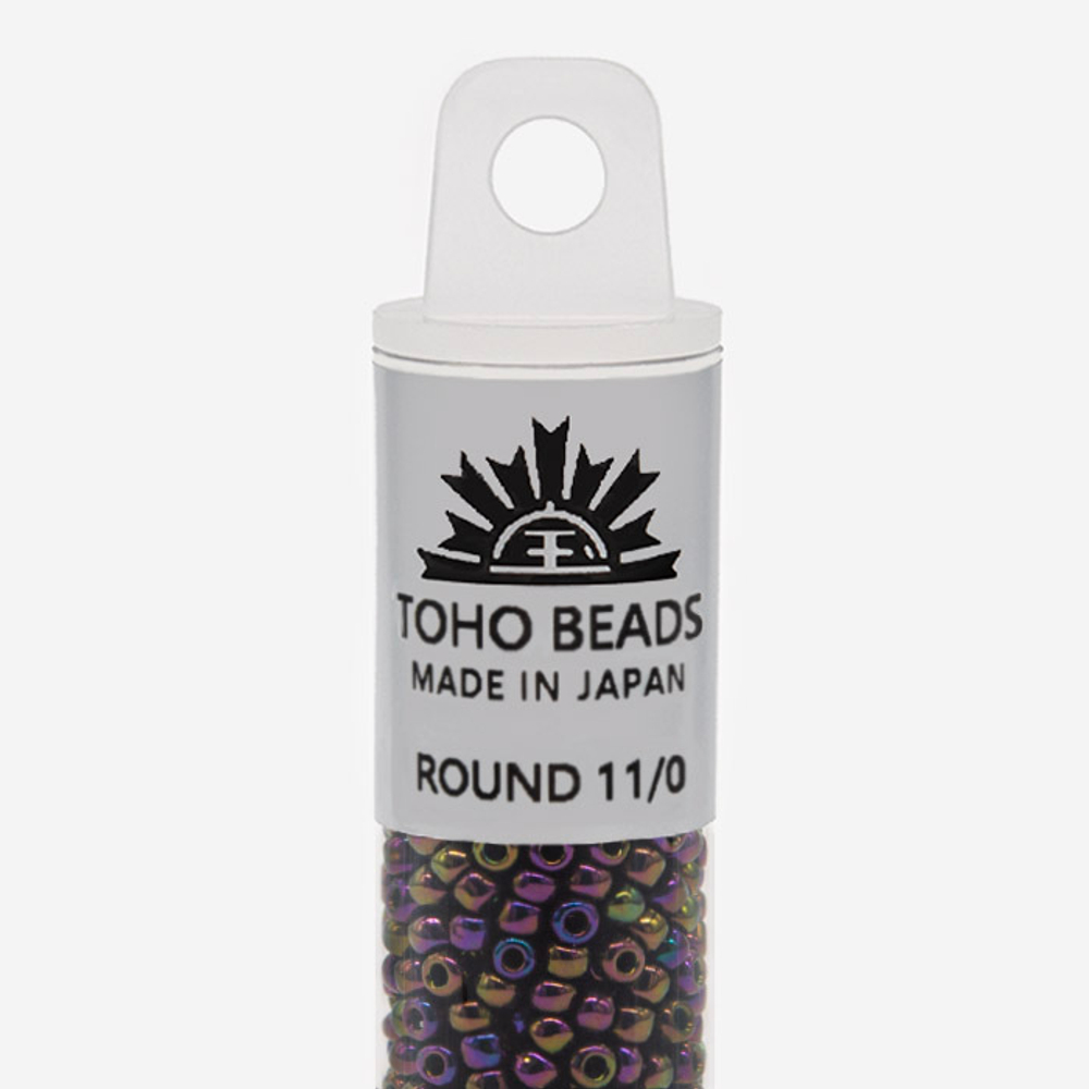 Японский бисер TOHO Round 11/0 (№85), металлизированный, непрозрачный глянцевый