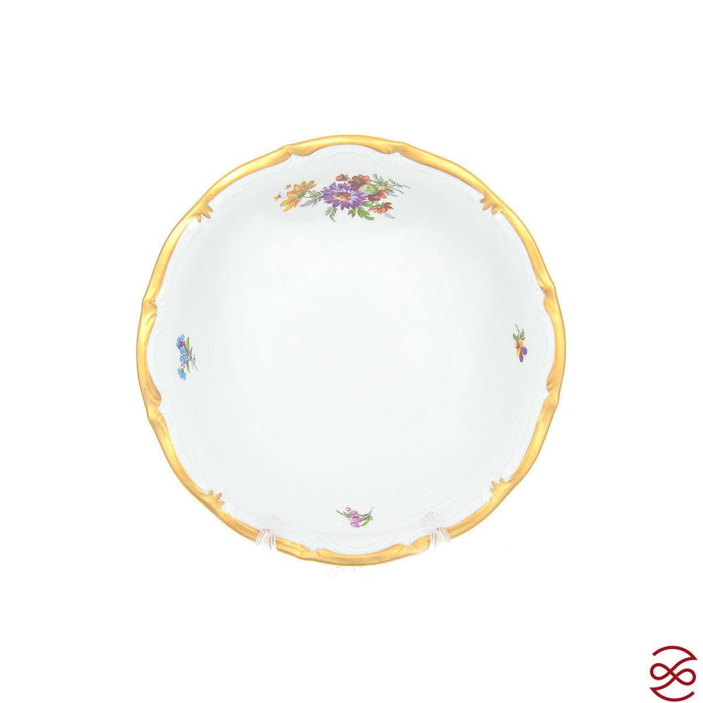 Салатник Queen's Crown Мейсенский букет 23 см