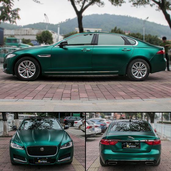 Пленка матовая зеленая Metal Flash Emerald Carbins