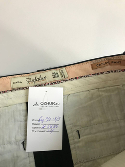 Брюки Zara для делового стиля, маркировка 34, визуально 40 размер