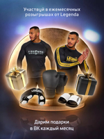 Футболка Legenda Щит и Меч черная