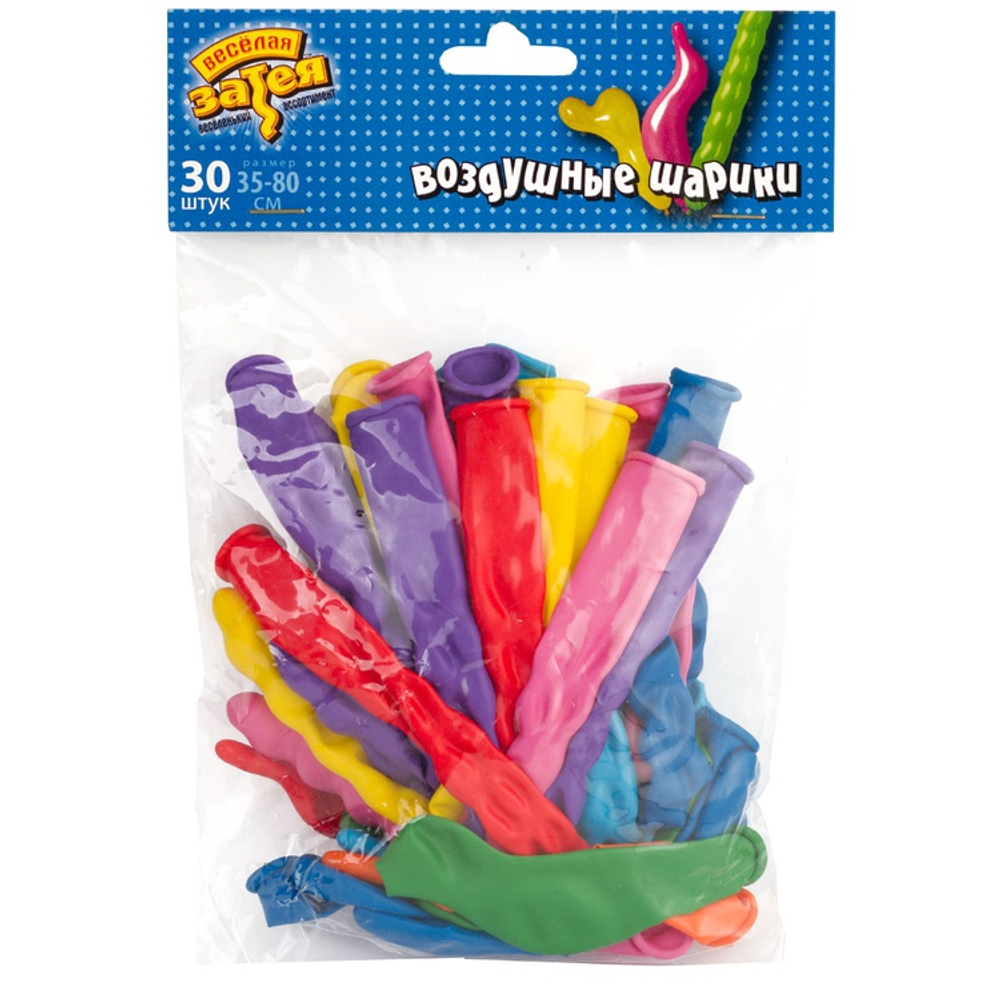 Шар латексный Набор 30 шт 80 см (Ассорти)