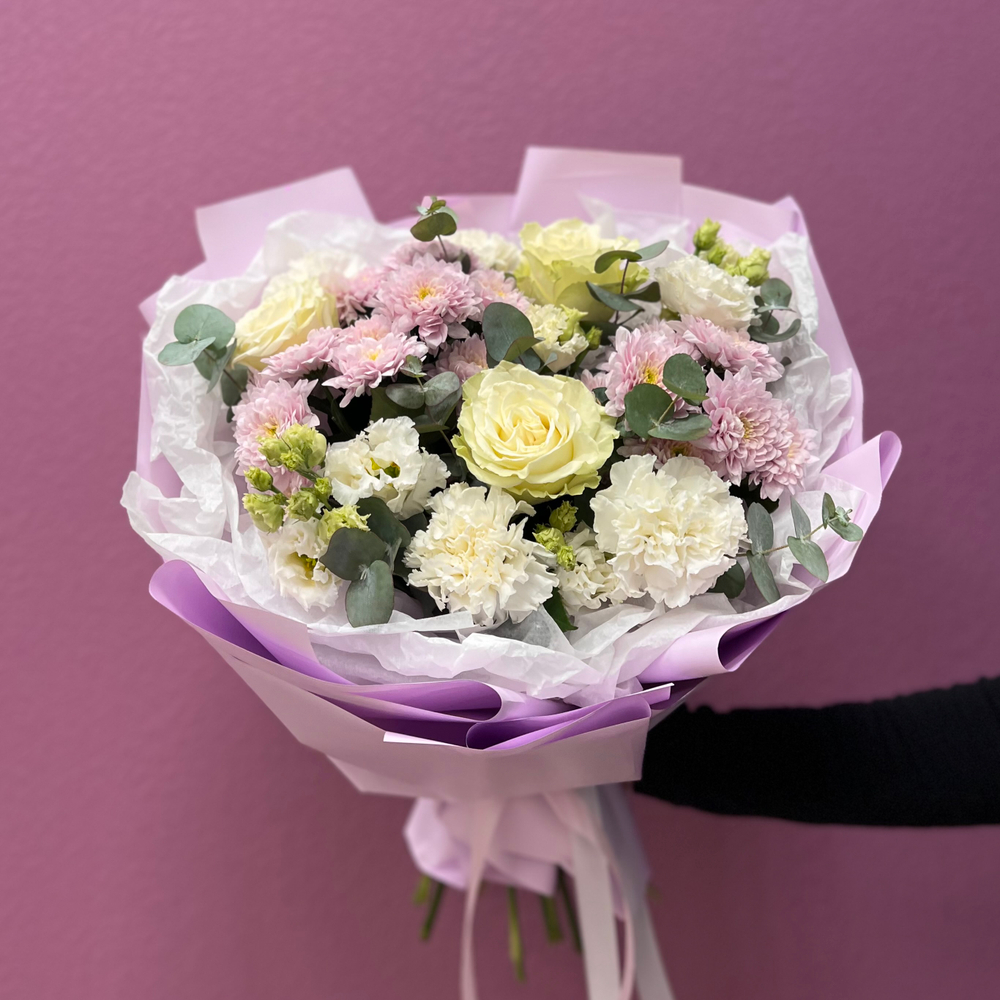 Букет "Пудровое облако" #32