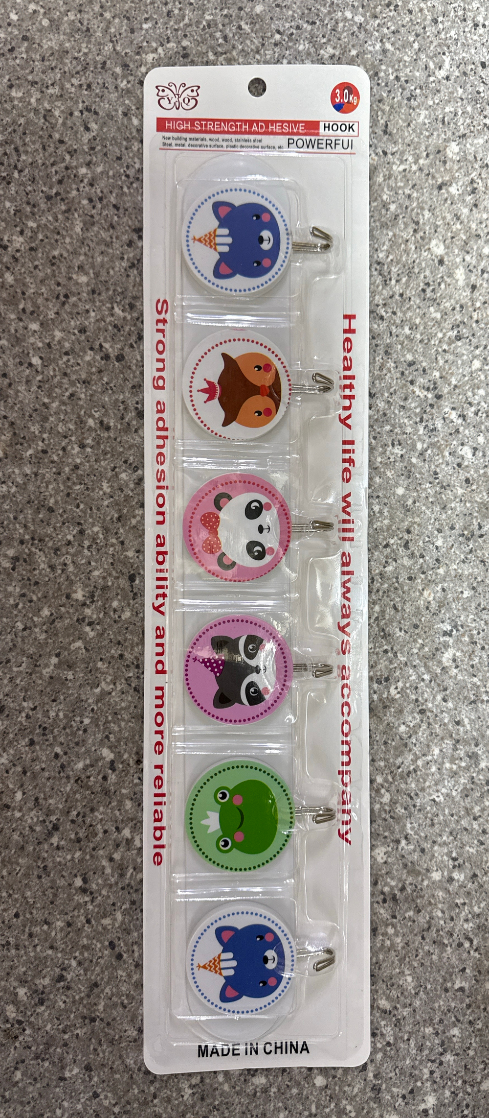 вещалка 6-крючков с рисунками 3,0kg