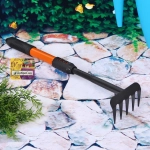 Грабельки «Вейрона» 45см металлическая комбинированная ручка ДоброСад