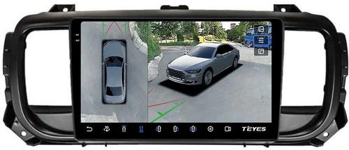 Магнитола для Peugeot Traveller/Expert, Citroen SpaceTourer/Jumpy, Opel Zafira Life/Vivaro - Teyes CC3-2K-360 на Android 10, Быстрая, 2K QLED, CarPlay, 4G SIM-слот, 4 камеры в комплекте