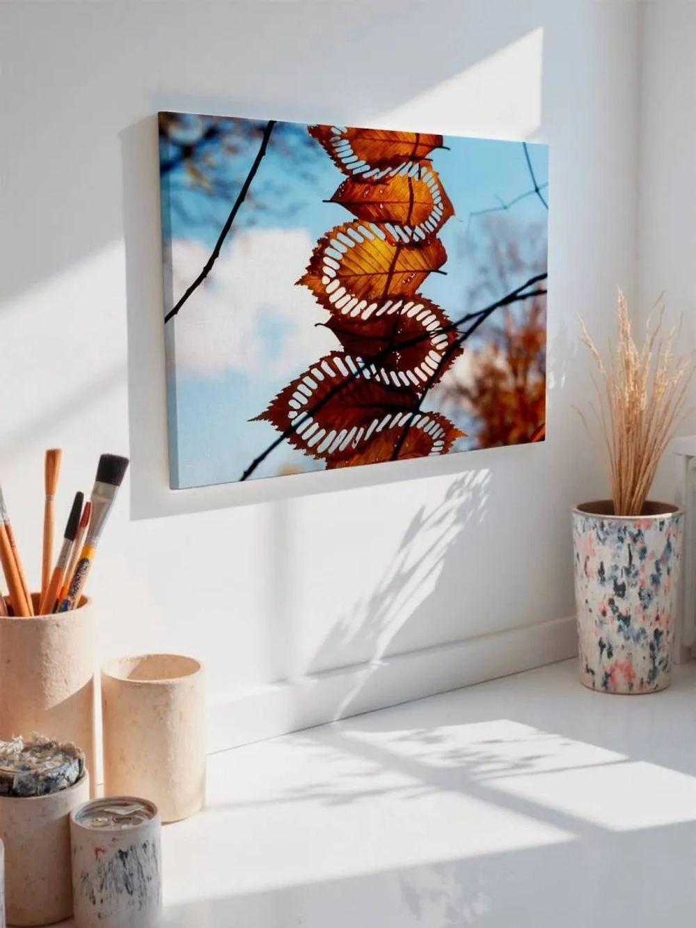 Картина на стену 40 X 50 Осенние листья