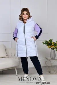 Костюм 8-337-лаванда-белый Minova