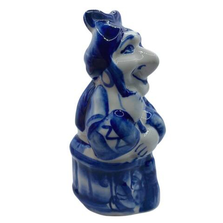 Фигурка Баба-яга малая гжель