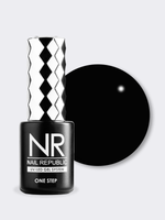 Nail Republic Гель-лак One Step 01 Черный однофазный, 10 мл