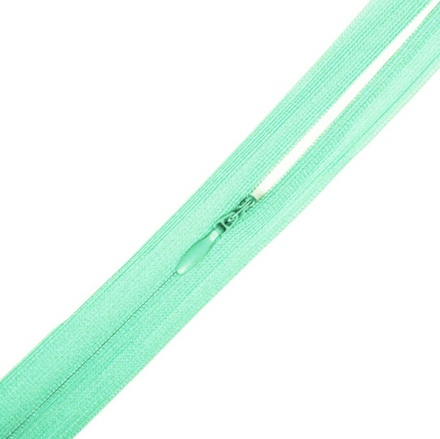 Молния н/р потайная, "Gamma"  / "BLITZ", 50 см, №243 бл.бирюзовый