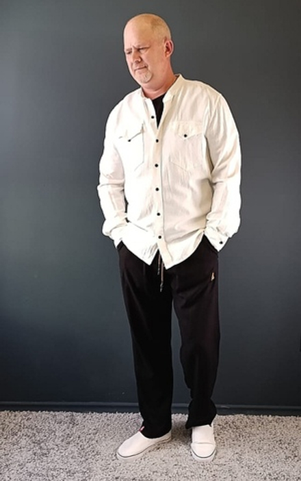 Рубашка мужская льняная