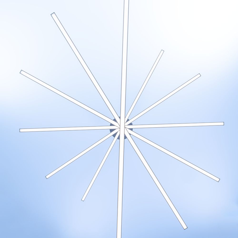 Citilux Стиг CL203261 LED Люстра подвесная с пультом Чёрная