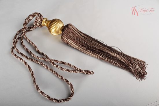 Подхваты-кисти для штор 2шт. коричневый