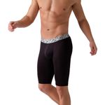 Мужские трусы боксеры черные удлиненные Doreanse 1786