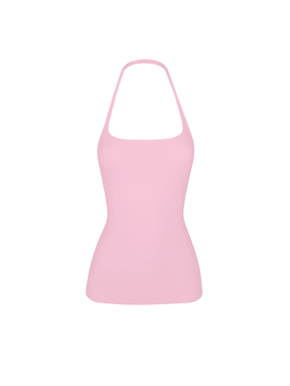 pink halter top
