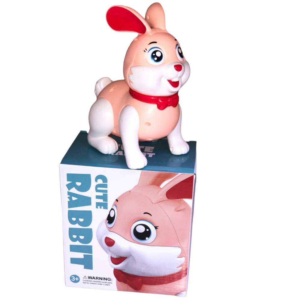 Интерактивная игрушка "прыгающий Кролик" с подсветкой и музыкальными эффектами "CUTE RABBIT"
