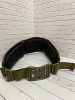 Тактический боевой пояс с MOLLE-системой / мох