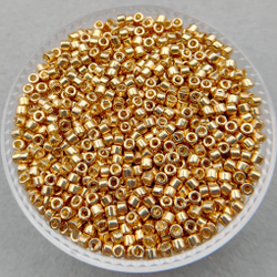 Miyuki Delica #1832 (гальванизированный золото со стойким покрытием)
