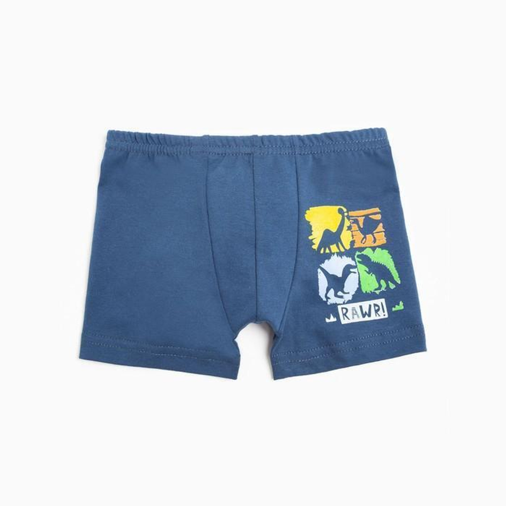 Боксеры для мальчиков А.13004-1, цв.т-синий/4 дино RAWR, р. 146 см (36р) 9518431