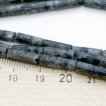 Ларвикит бусины, размер около 13,5*4 мм, цена за 13-14 шт (1/2 нити)