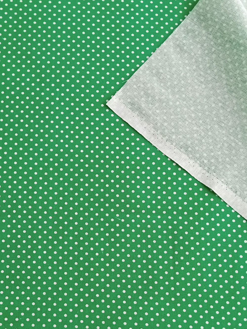 Ткань бязь плательная, рис. "Горох 2 мм", ширина 150 см, арт. 614