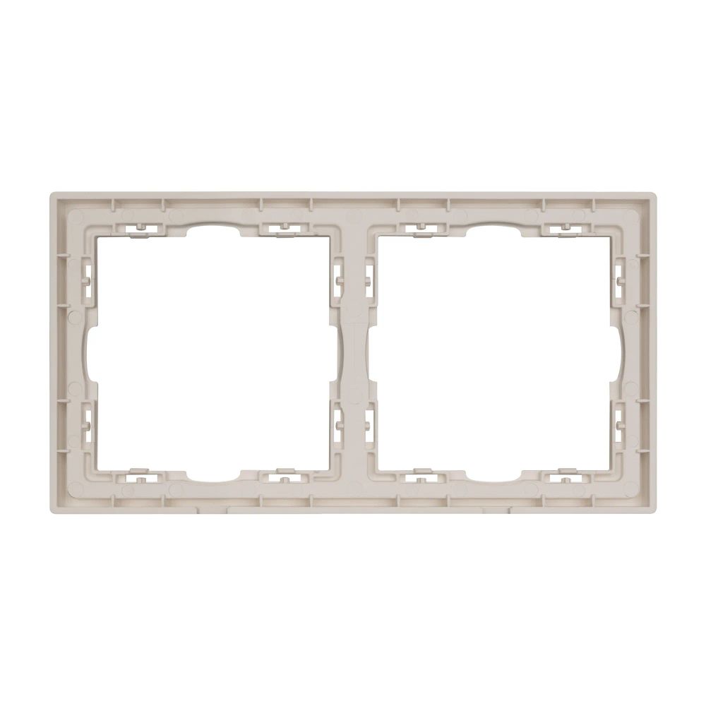 Рамка пластиковая FRM-NOBE-SFPL-2-CA (Arlight, Кашемир) 059456