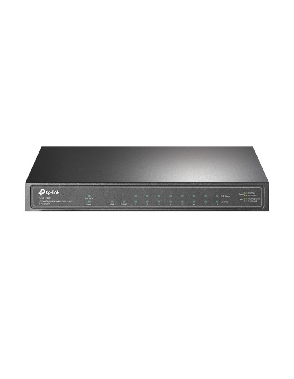 TP-Link TL-SG1210P 10-портовый гигабитный настольный коммутатор с 8 портами PoE+