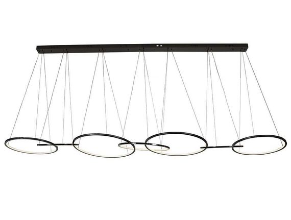 Подвесной светодиодный светильник Newport Loren 15207/S black glossy М0068990