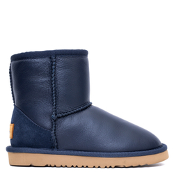 UGG Kids Classic Short Metallic Navy
