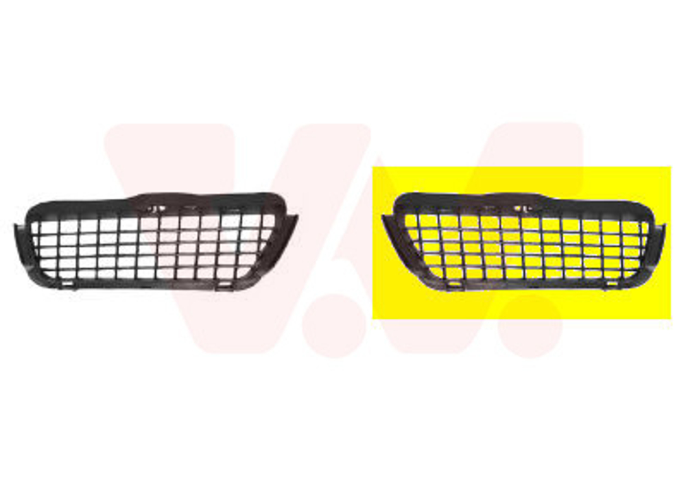 VAN WEZEL - 5880591-VAN - Ventilation Grille, bumper - Povrat artikla narucenog iz Njemacke nije moguc.