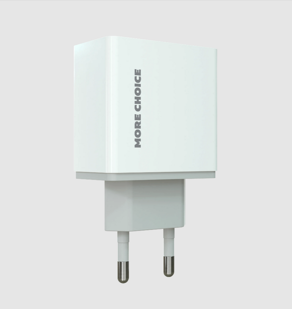 Зарядное устройство USB +кабель Type-C More Choice NC11A (2USB)