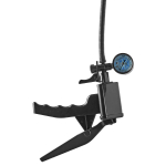 Прозрачная вакуумная помпа с манометром Deluxe Pistol Penis Pump (Цвет: прозрачный)