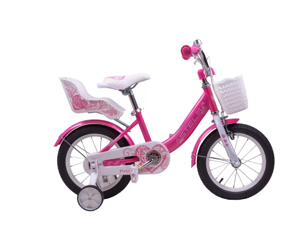 Велосипед 14" STELS Little Princess KC (8.9" Розовый)