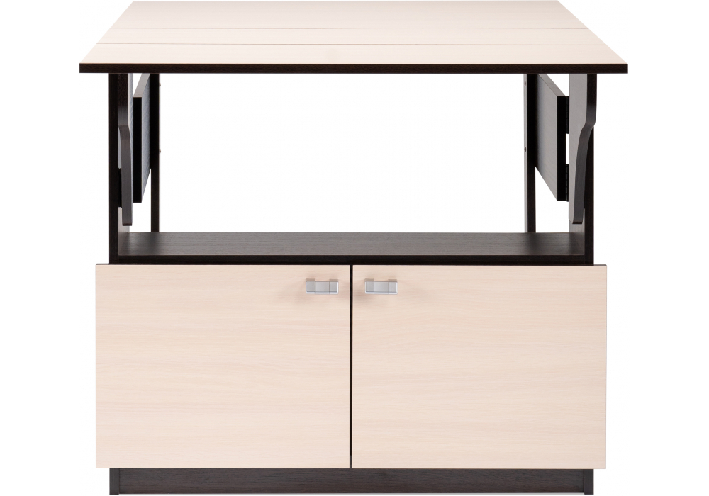 Стол деревянный Woodville Симоне венге, дуб молочный