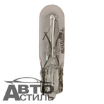 Автолампа  W 24-W 1,2W (W1,2W) (без цок) блошка (W2x4.6d) Автосвет #32412бц