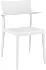 Кресло пластиковое Siesta Contract Plus, белый