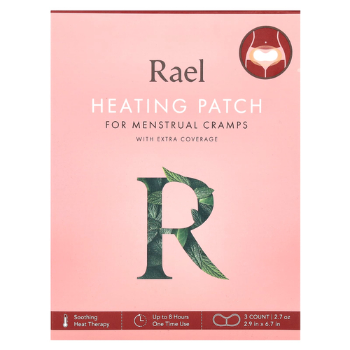 Rael, Согревающие пластыри при менструальных спазмах, 3 шт.