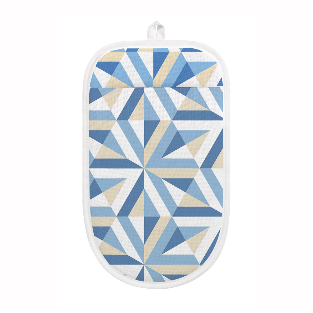 Прихватка 17х25 (ромбы голубые)