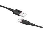 C2-04 USB-A to USB-C zinc alloy silicone charging data cable
