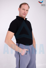 Брюки ортопедические межсезонные с расширением на всю ногу. Размер S (40-52). Цвет СЕРО-ГОЛУБОЙ