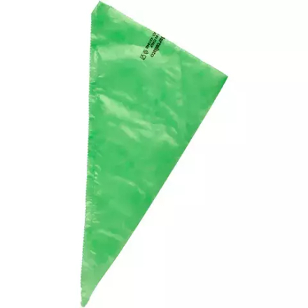 Мешок кондитерский одноразовый 80микрон[100шт] полиэтилен ,L=55см зелен