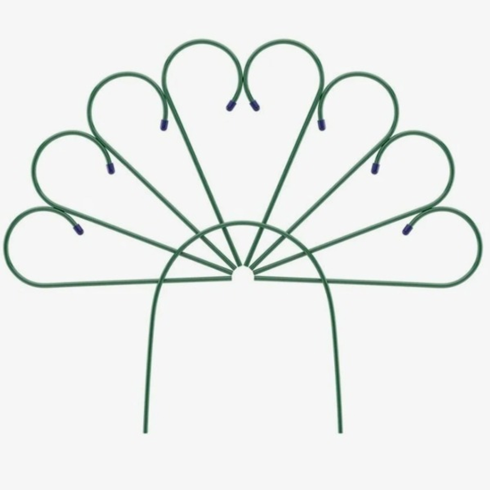 Заборчик садовый «Павлин» 70*90*450 см (5дет)