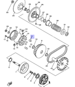 Грузик вариатора 5KM176320000