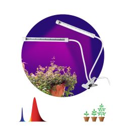 Светильник для растений на прищепке ЭРА FITO-20W-АLED красно-синего спектра 12 Вт | Интерьерные фито светильники