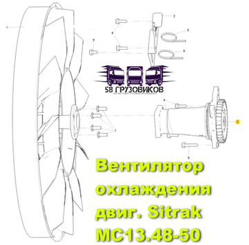Вентилятор охлаждения