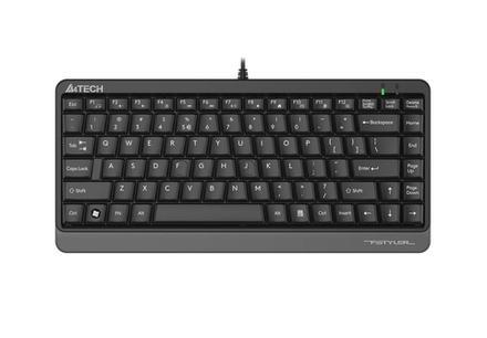Клавиатура A4Tech Fstyler FKS11 проводная, USB, черный/серый